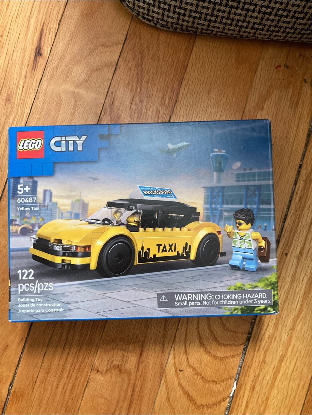 Lego City Yellow and Black Taxi Building Set